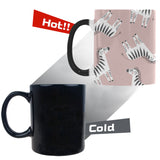 Cute zebra pattern Morphing Mug Heat Changing Mug