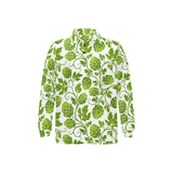 Hop design pattern Men's Long Sleeve Polo Shirt