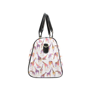Giraffe Pattern Print Design 02 Travel Bag