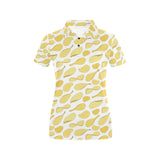 Potato Chips Pattern Print Design 02 Women's All Over Print Polo Shirt