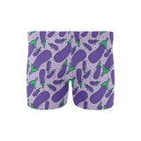 Eggplant Pattern Print Design 03 Men's Swimming Trunks