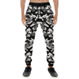 Black white camouflage pattern Unisex Casual Sweatpants