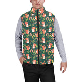 Squirrel Pattern Print Design 03 Men's Padded Vest