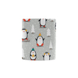 Cute Penguin christmas pattern Classical White Mug (Fulfilled In US)