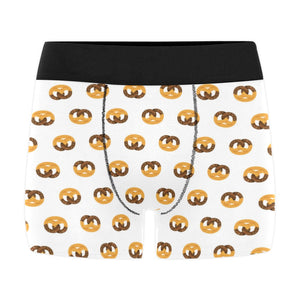 Pretzels Pattern Print Design 02 Men's All Over Print Boxer Briefs Men's Underwear