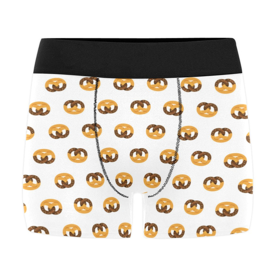 Pretzels Pattern Print Design 02 Men's All Over Print Boxer Briefs Men's Underwear