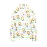 Cute hand drawn mermaid Kids' Boys' Girls' Padded Hooded Jacket