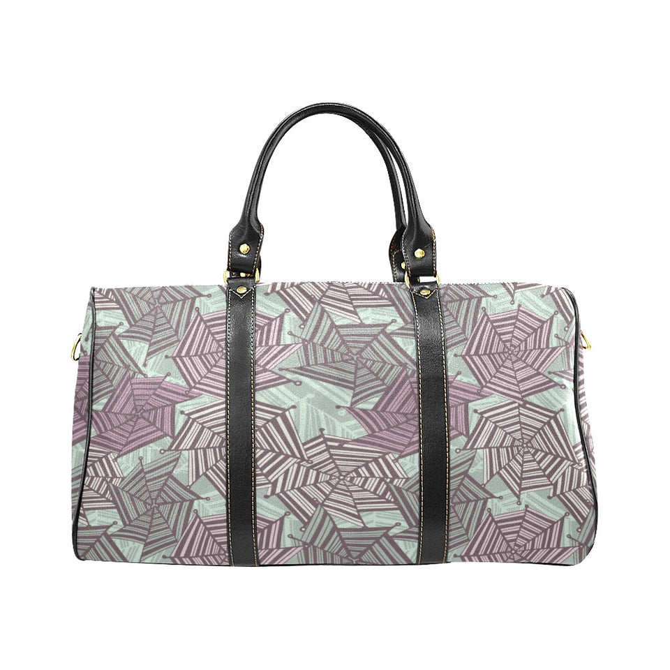 Spider web cobweb design color pattern Travel Bag