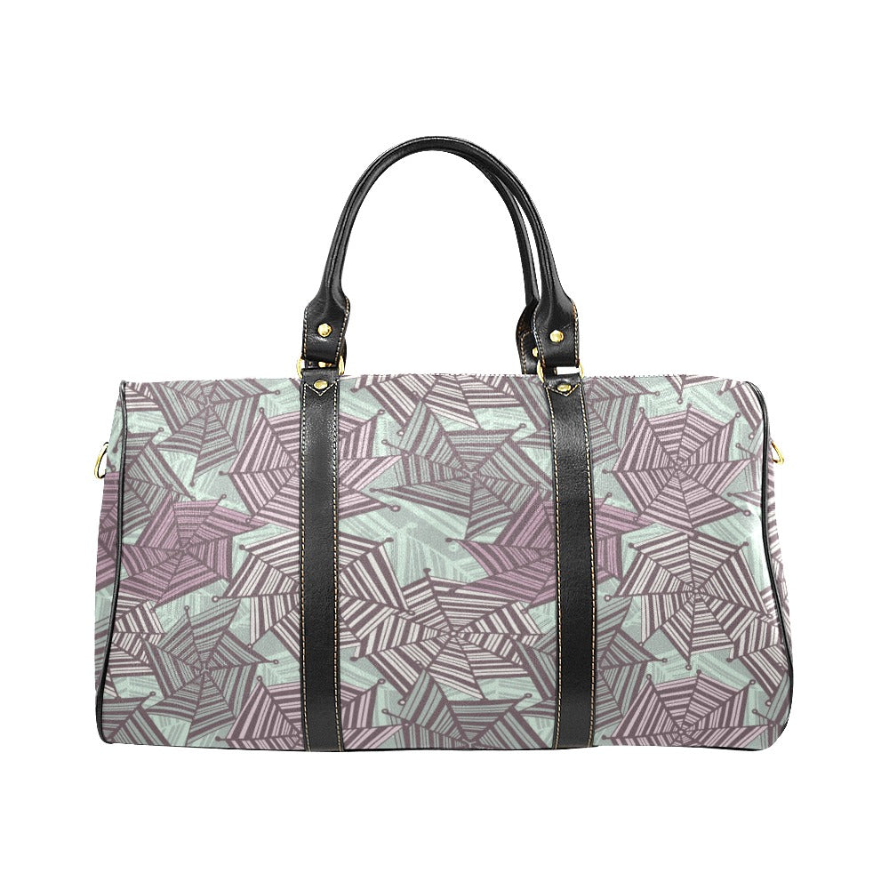 Spider web cobweb design color pattern Travel Bag