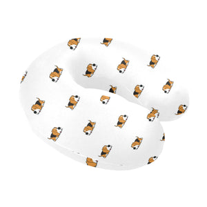 Cute beagle dog sleeping pattern U-Shaped Travel Neck Pillow