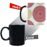 Circle indian pattern Morphing Mug Heat Changing Mug