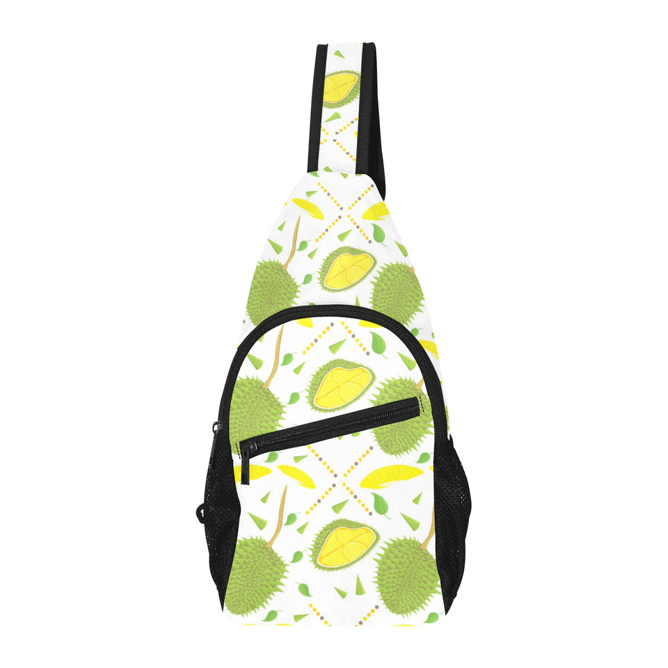 Durian pattern background All Over Print Chest Bag