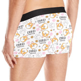 Corgi Dog Pattern Men's All Over Print Boxer Briefs Men's Underwear