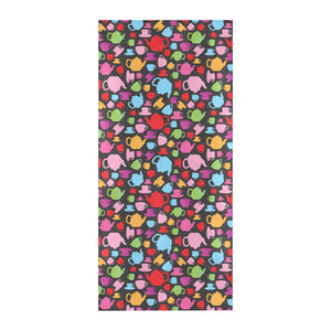 Tea pots Pattern Print Design 01 Beach Towel