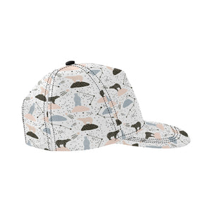 Polar bears star poka dot pattern All Over Print Snapback Cap