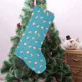 Jack Russel Pattern Print Design 03 Christmas Stocking