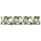 Canabis Marijuana Weed Pattern Print Design 05 Table Runner