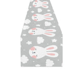Rabbit cloud Pattern Table Runner
