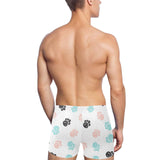 Dog Paws Pattern Print Design 04 Men's Swimming Trunks