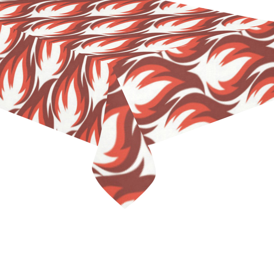 Fire flame symbol design pattern Tablecloth