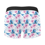 Hummingbird Pattern Print Design 02 Men's All Over Print Boxer Briefs Men's Underwear