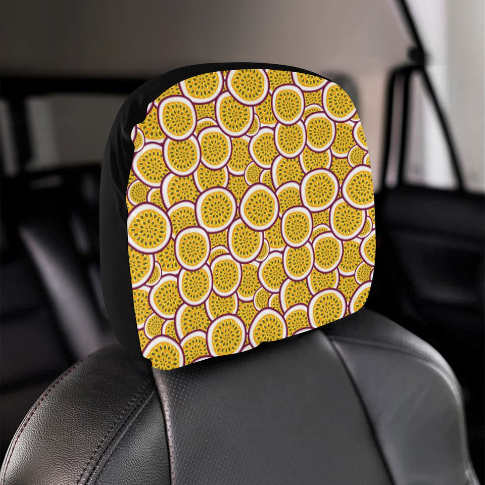 Passion fruits slice pattern Car Headrest Cover