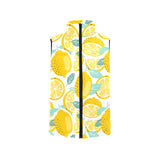 lemon design pattern Men's Padded Vest