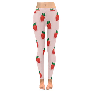 Strawberry beautiful pattern Women's Legging Fulfilled In US