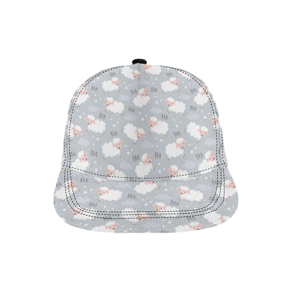 Sweet dreams sheep pattern All Over Print Snapback Cap