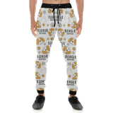 Cute beagle dog pattern background Unisex Casual Sweatpants