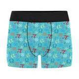 Math Pattern Print Design 02 Men's All Over Print Boxer Briefs Men's Underwear