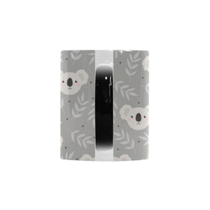 Cute koala leaves pattern Morphing Mug Heat Changing Mug