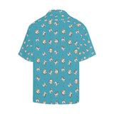 Jack Russel Pattern Print Design 03 Men's All Over Print Hawaiian Shirt (Model T58)