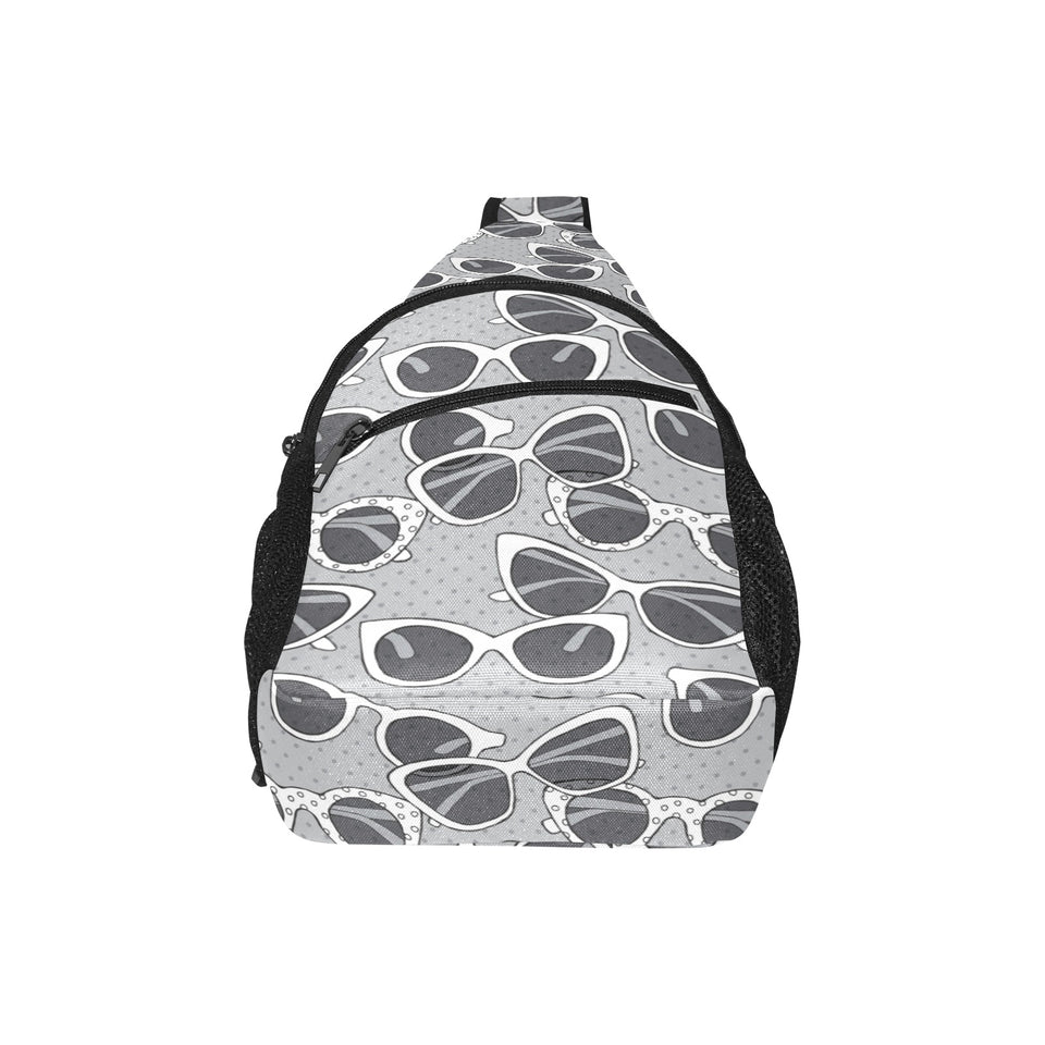 Sun Glasses Pattern Print Design 04 All Over Print Chest Bag