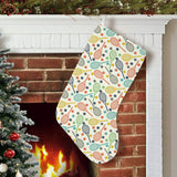 Tennis Pattern Print Design 03 Christmas Stocking