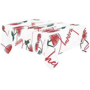 Hand drawn cherry pattern Tablecloth