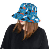 Colorful rhino pattern Unisex Bucket Hat