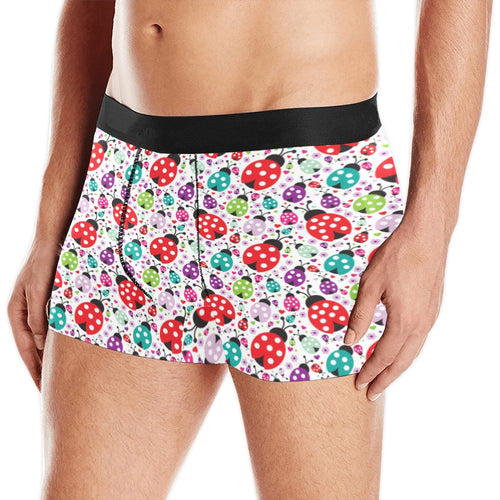 Ladybug Pattern Print Design 03 Men's All Over Print Boxer Briefs Men's Underwear