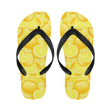 lemon pattern Unisex Flip Flops