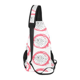 Hand drawn dragon fruit All Over Print Chest Bag