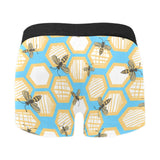 Bee honeycomb pattern Men's All Over Print Boxer Briefs Men's Underwear