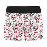 Yorkshire Terrier Pattern Print Design 04 Men's All Over Print Boxer Briefs Men's Underwear