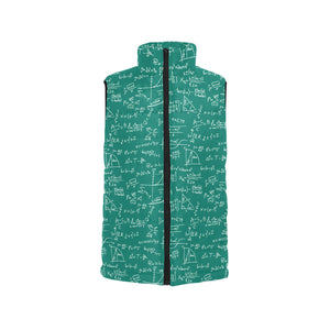 Math Pattern Print Design 01 Men's Padded Vest