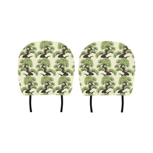 Bonsai pattern Car Headrest Cover