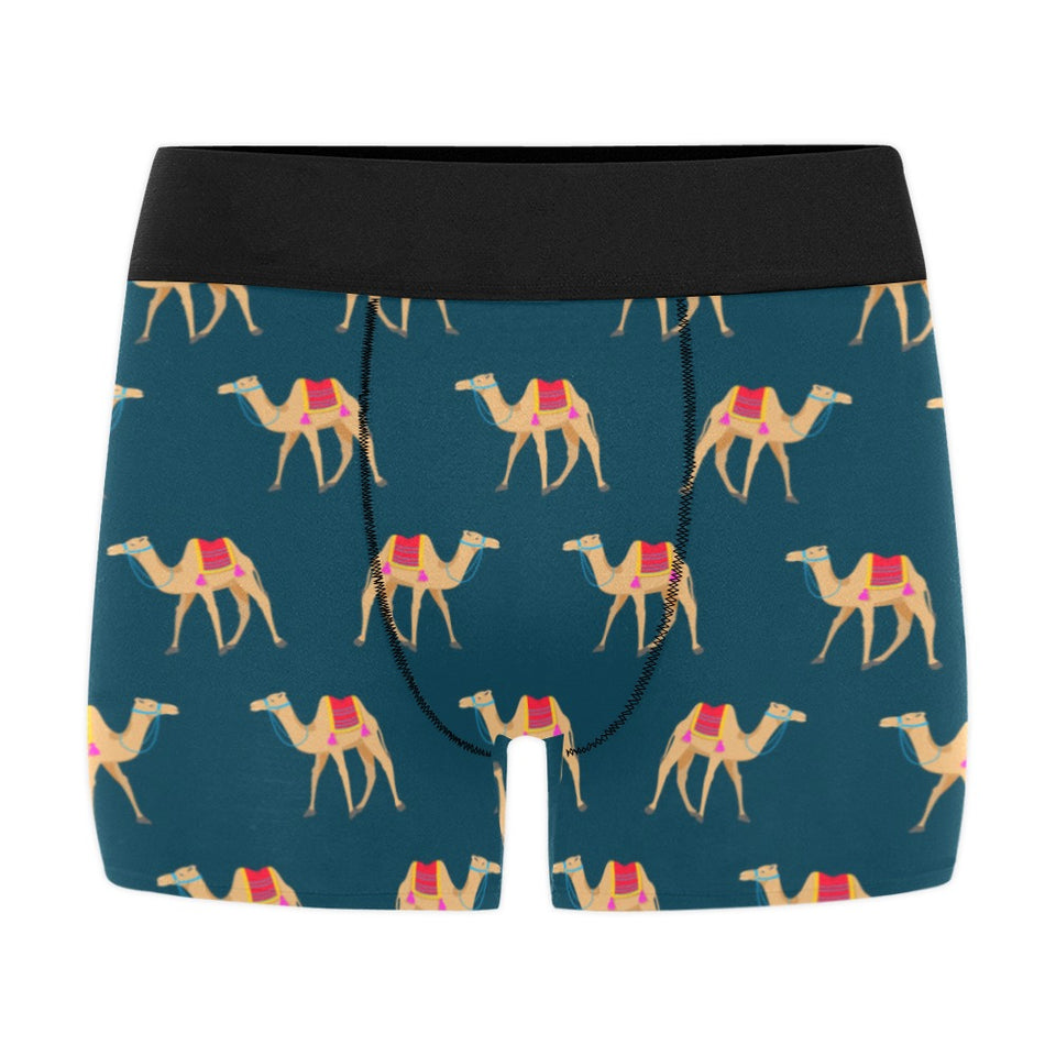 Camel pattern blue blackground Men's All Over Print Boxer Briefs Men's Underwear