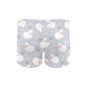 Sweet dreams sheep pattern Men's Swimming Trunks