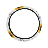 beautiful sunflowers pattern Car Steering Wheel Cover