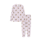 Yorkshire Terrier Pattern Print Design 02 Kids' Boys' Girls' All Over Print Pajama Set