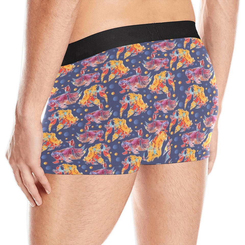 Goldfish Pattern Print Design 05 Men's All Over Print Boxer Briefs Men's Underwear