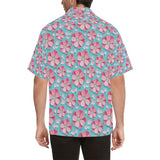 3D sakura cherry blossom pattern Men's All Over Print Hawaiian Shirt